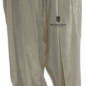 Raw Silk Tulip Trouser for Women