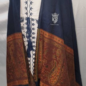 Royal Blue Winter Shawl