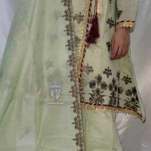 Light Green Banarsi Dress