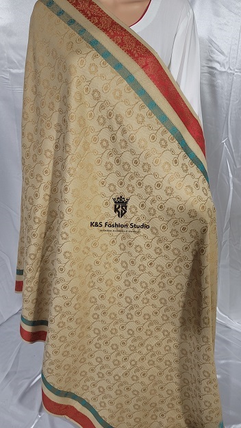 Tan Winter Shawl