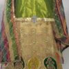 Beautiful Green Organza Lehenga