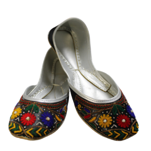 Black Embroidery Khussa