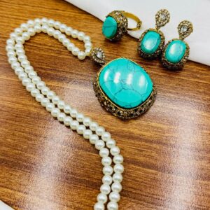 Turquoise Kingman set