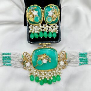 Teal Aventurine Set