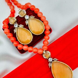 Orange Selenite Pendant