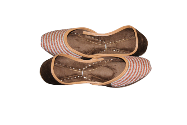 Silver copper stripe Khussa - Image 3