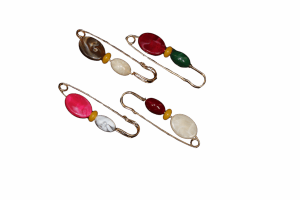 Ball shaped safety pin