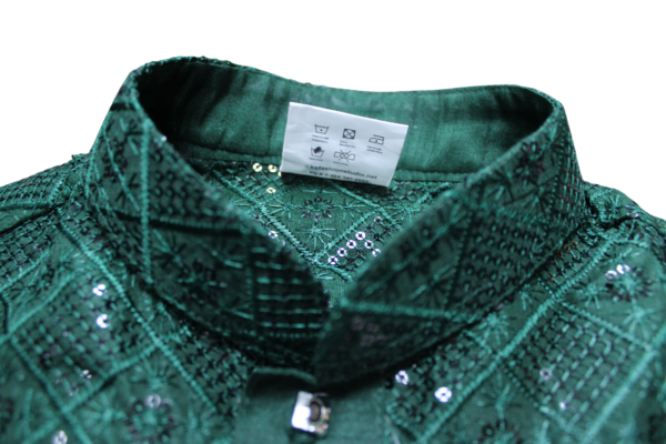 Green Full Embroidery - Image 2