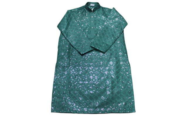 Green Full Embroidery