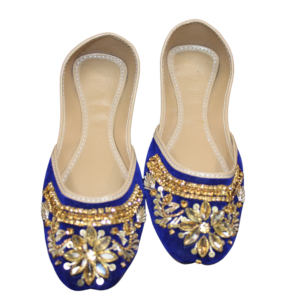 Handwork Royal Blue Khussa