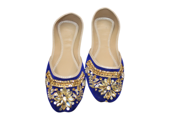Handwork Royal Blue Khussa