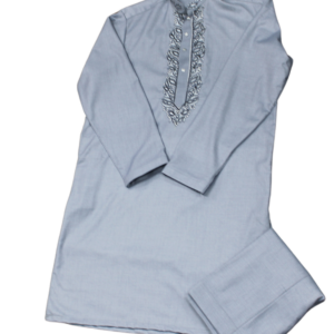 Gray Embroidery