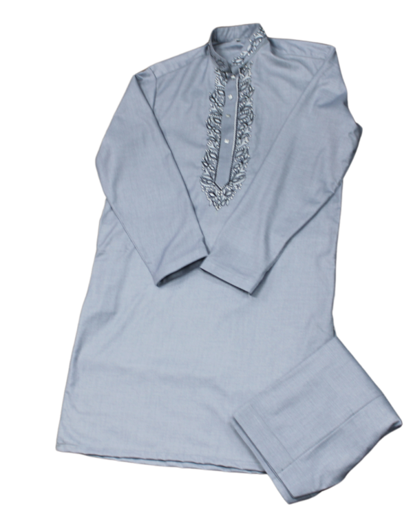 Gray Embroidery