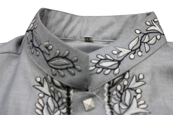 Gray Embroidery - Image 3