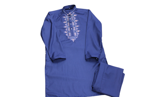 Blue Embroidery