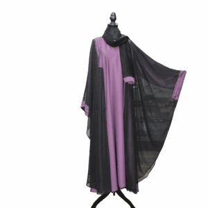 Double Lace Purple Kaftan