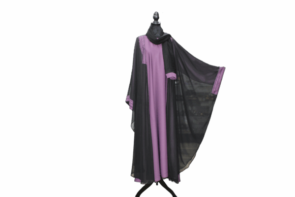 Double Lace Purple Kaftan
